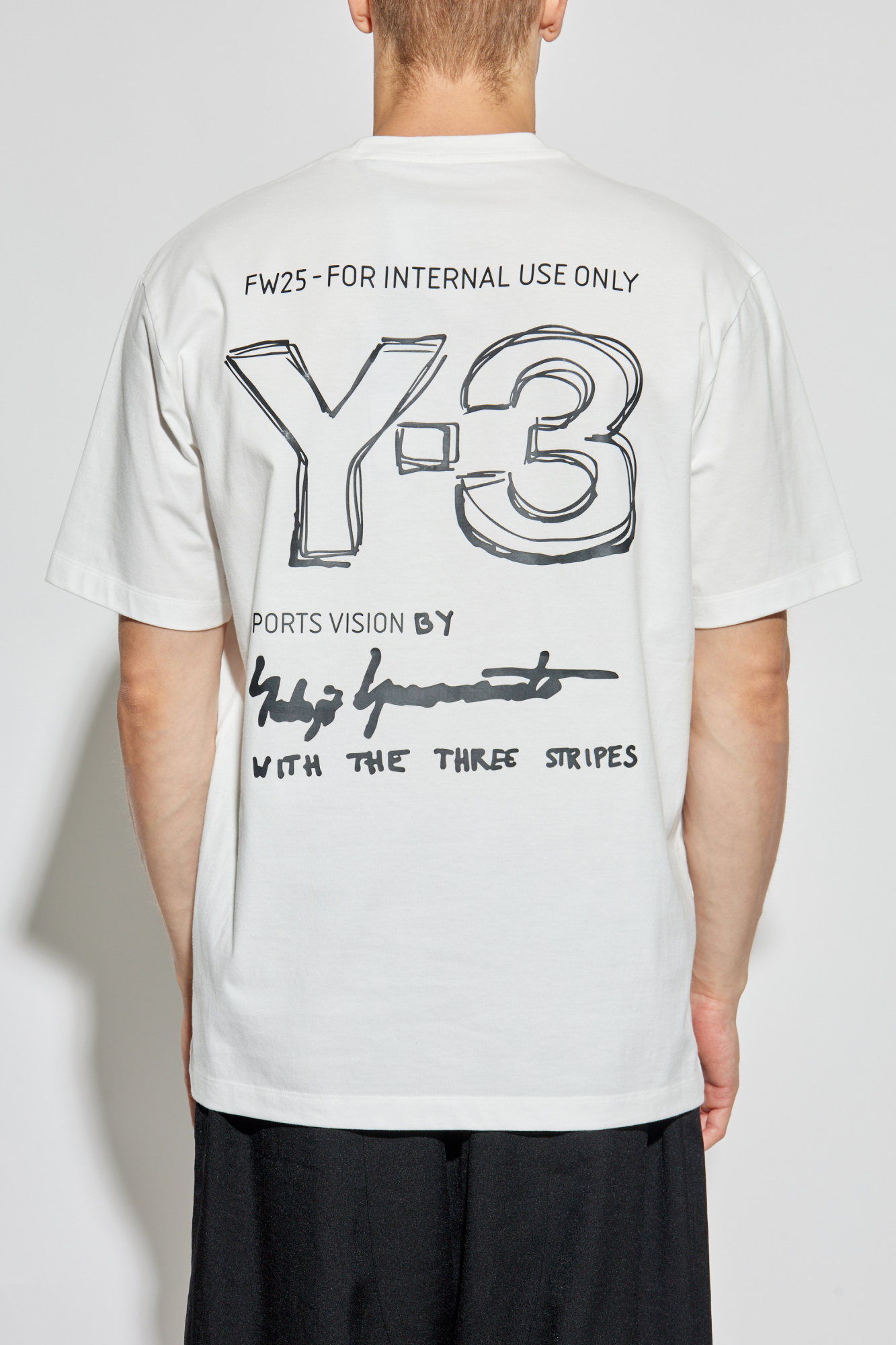 Y-3 T-shirt with print | Men's Clothing | Vitkac